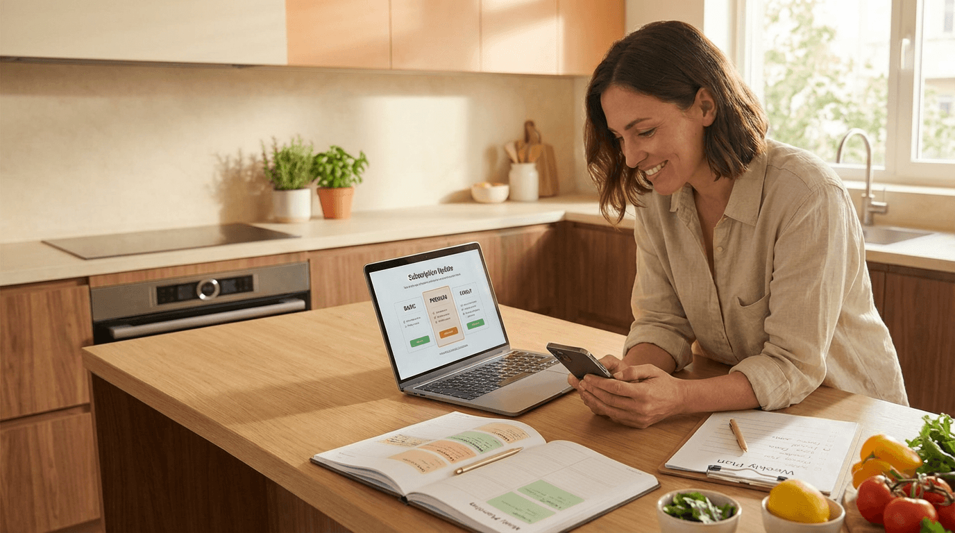 Subscription plans preview